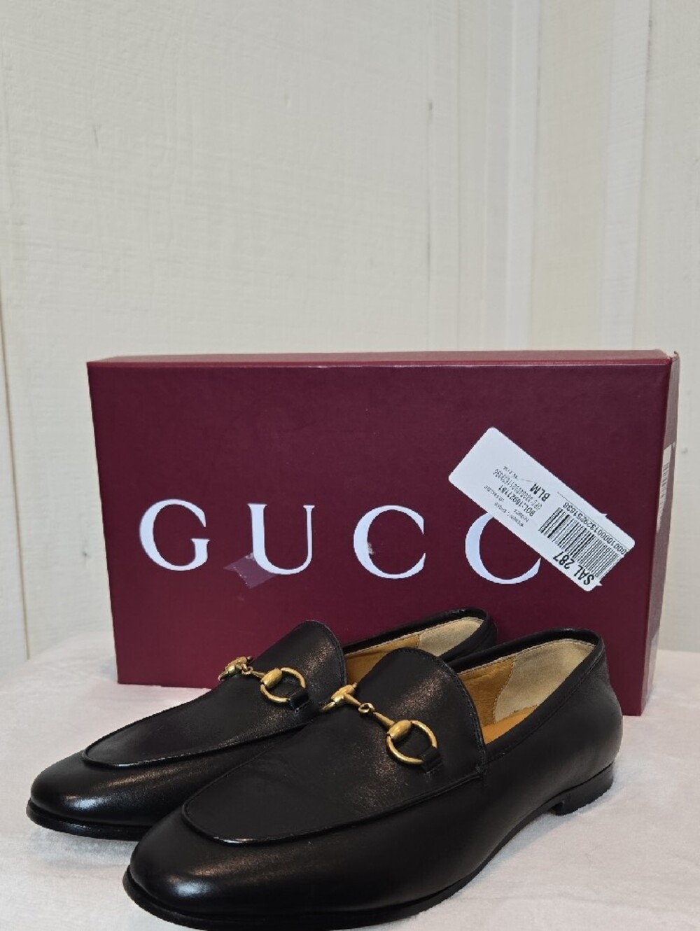 Gucci Black Women's Leather Loafers Sz 37 - Picture 4 of 9